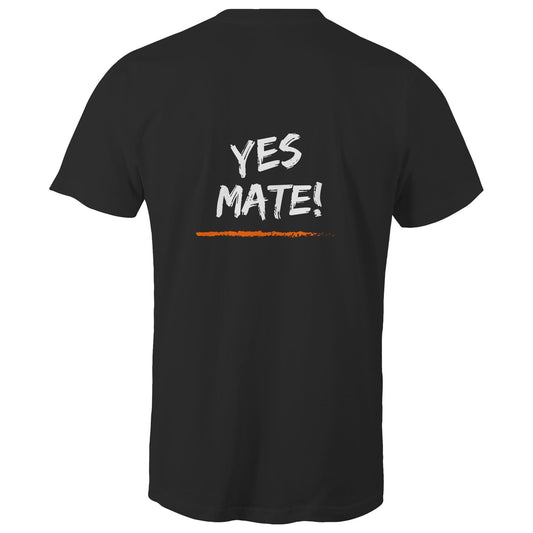 Mens Tee - Yes Mate! - Orange