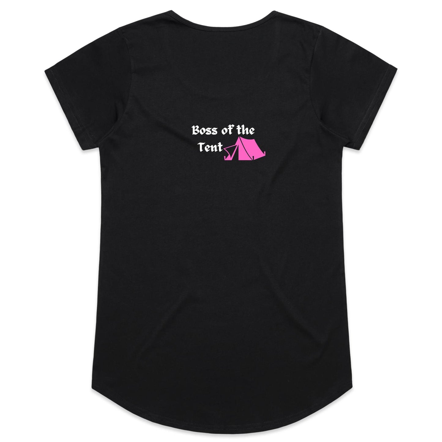 Womens Tee - Boss of the Tent - Pink