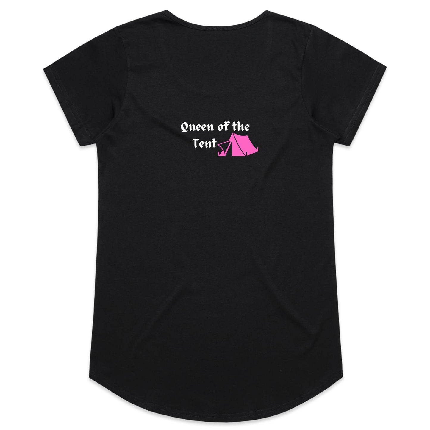 Womens Tee - Queen of the Tent - Pink