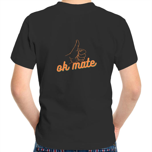 Kids Tee - OK Mate - Orange