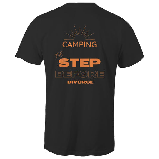 Mens Tee - Divorce - Orange