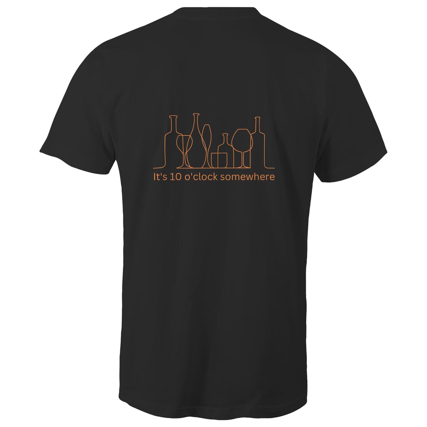 Mens Tee- 10 o'clock somewhere - Orange