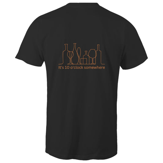 Mens Tee- 10 o'clock somewhere - Orange